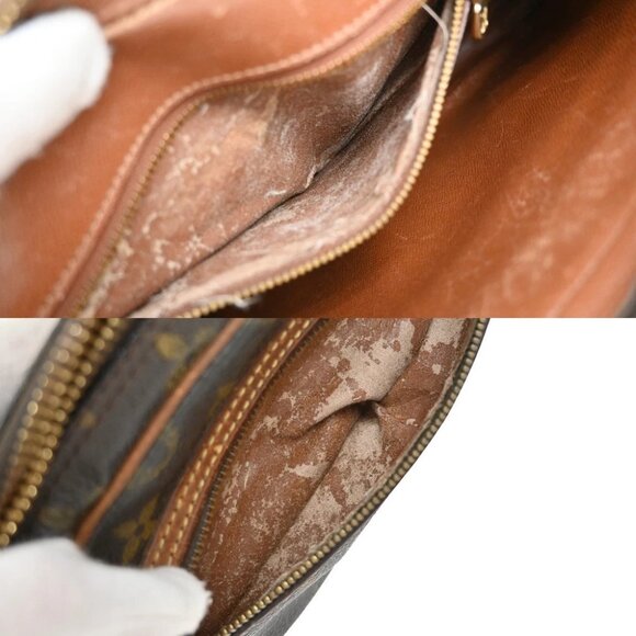 LOUIS VUITTON Marly Dragonne GM Clutch Hand Bag Monogram Brown - Picture 11 of 15